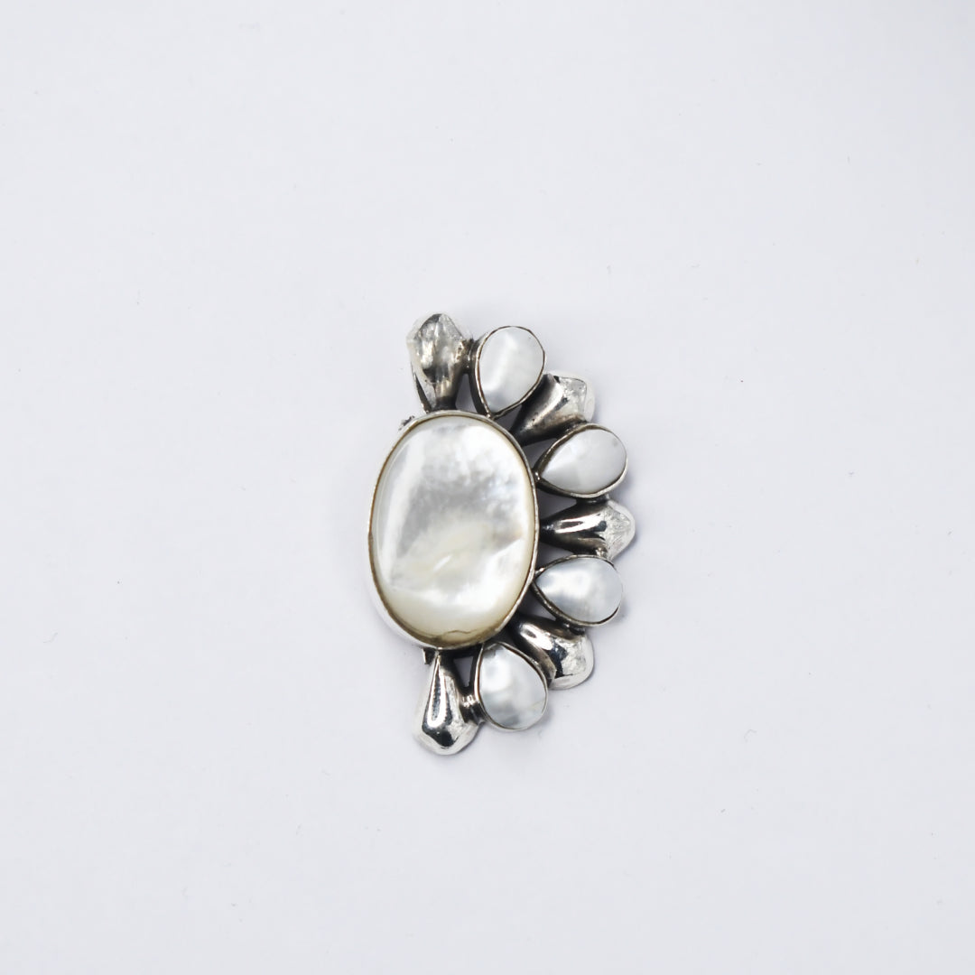 Semicircular Pearl Pendant